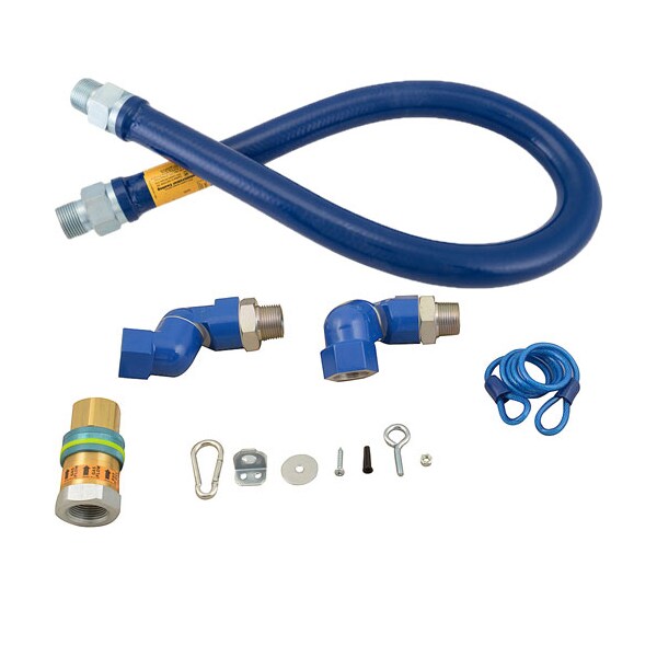 Dormont Connector, Gas Kit1"Od X 48" W/ Qd, 2Swivel & Cab 16100BPQ2SR48 - main